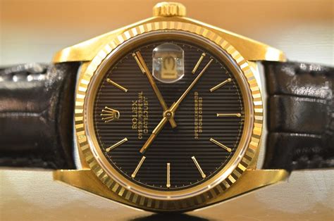 rolex datejust oro giallo quadrante nero|rolex datejust blu.